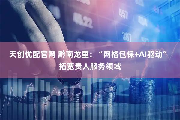 天创优配官网 黔南龙里：“网格包保+AI驱动” 拓宽贵人服务领域