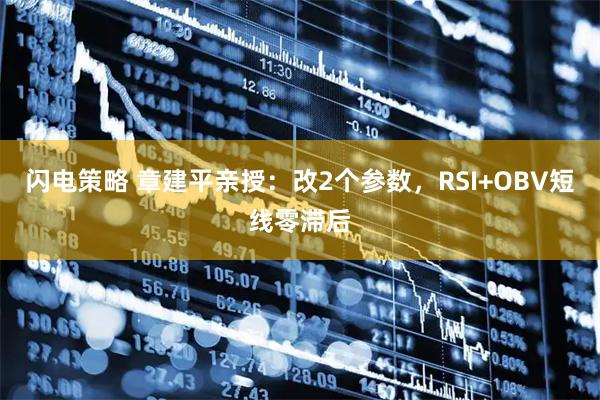 闪电策略 章建平亲授：改2个参数，RSI+OBV短线零滞后