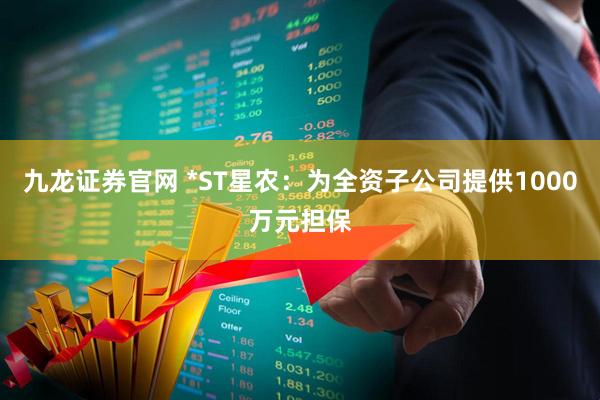 九龙证券官网 *ST星农：为全资子公司提供1000万元担保